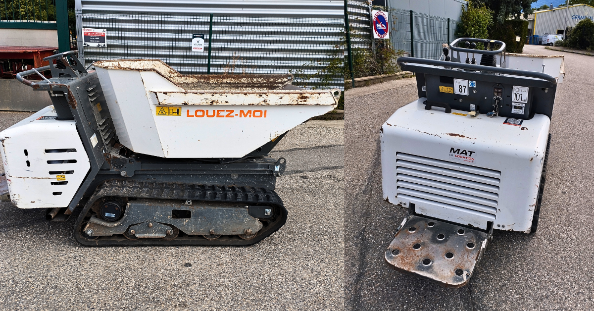 BROUETTE A CHENILLES MESSERSI TC130D