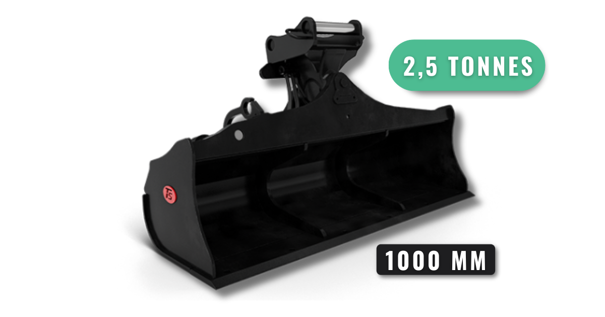 GODET CURAGE INCLINABLE 1000MM ACB PUME - PELLE 2T5