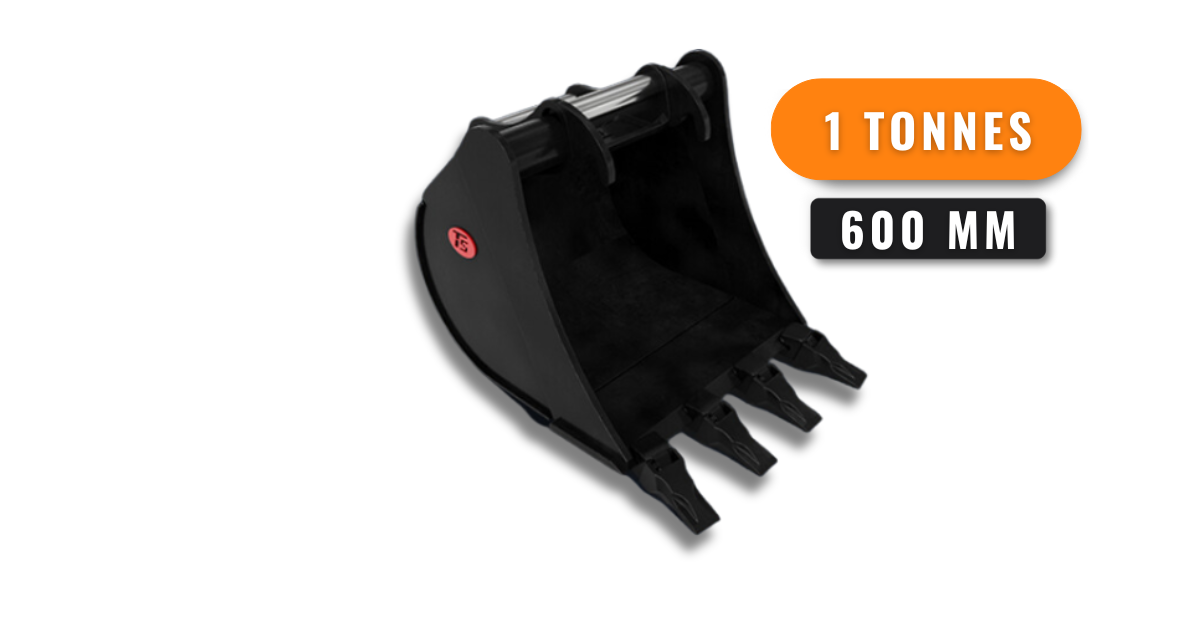 GODET RETRO 600MM ACB PUME - PELLE 1T6