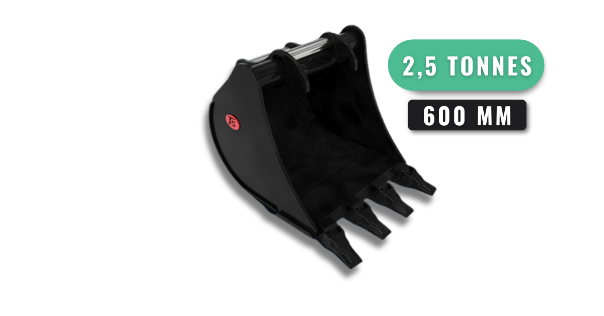 GODET RETRO 600MM ACB PUME - PELLE 2T5