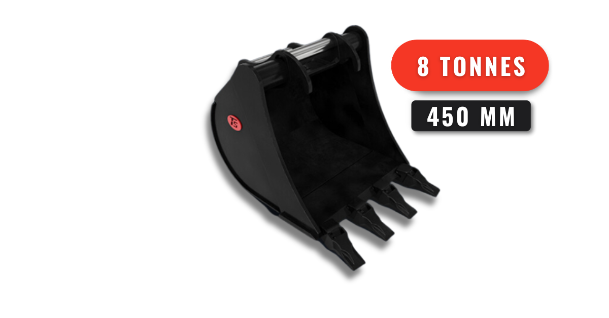 GODET RETRO 450MM ACB PUME - PELLE 8T