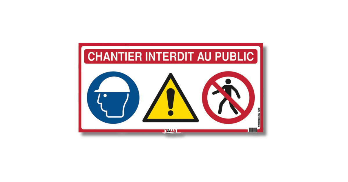 PANNEAU 4 EN 1 800X400MM CHANTIER INTER