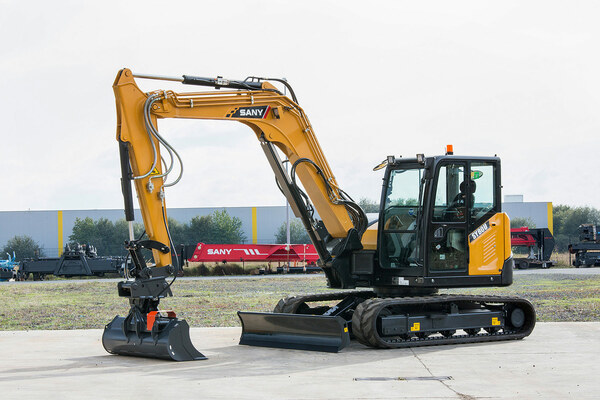 PELLE SANY SY80U PRO - FLECHE MONOBLOC