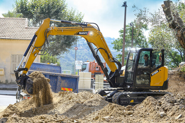 PELLE SANY SY80U PRO - FLECHE MONOBLOC